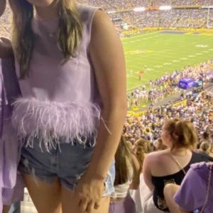 La’ Ros lavender top